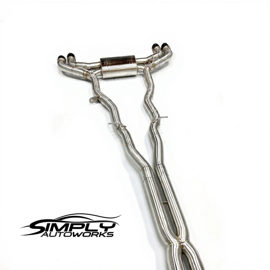 SAW G90 M5 Stainess Valved Equal Length Exhaust