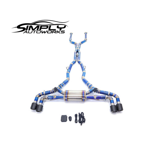 SAW G90 M5 Titanium Valved Equal Length Exhaust