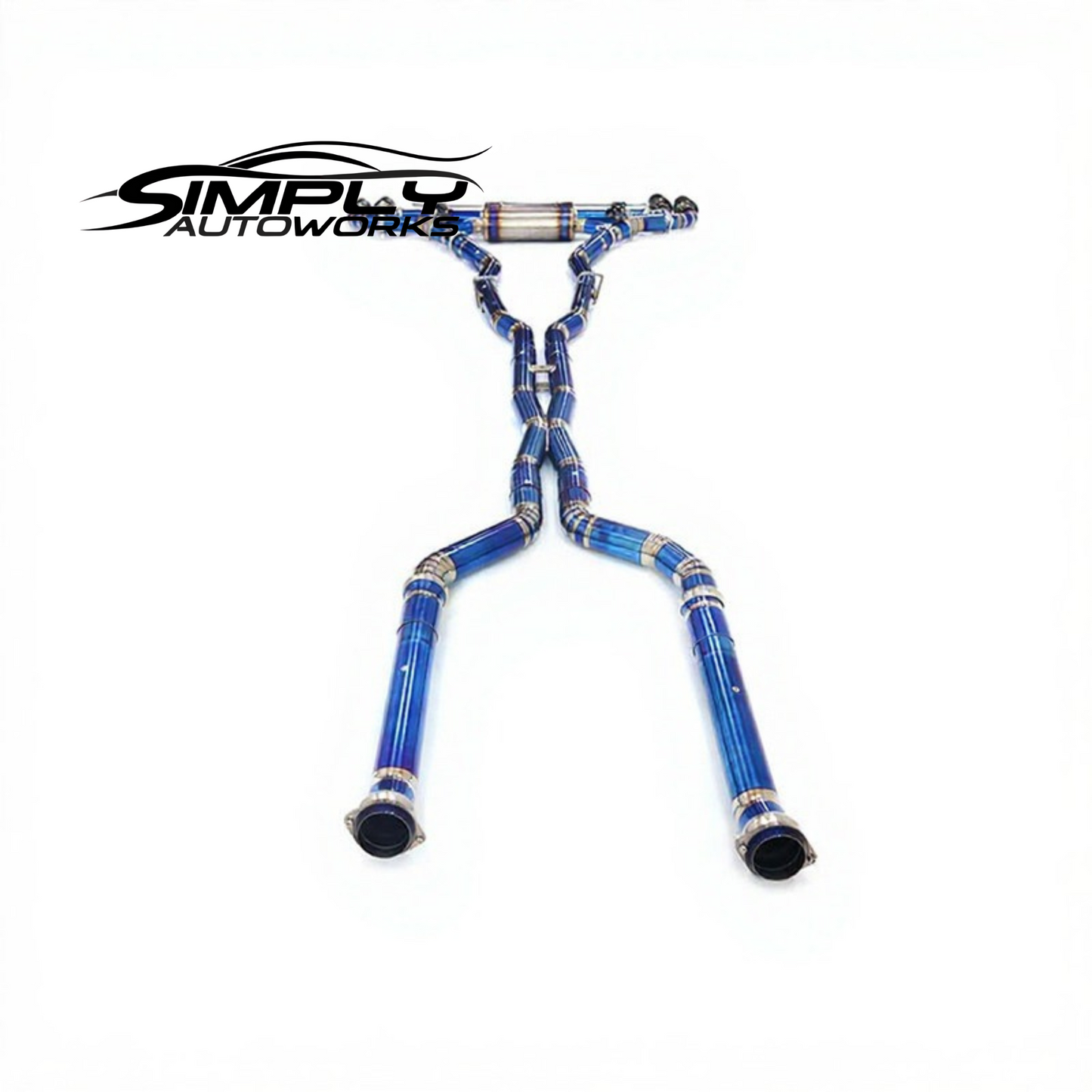 SAW G90 M5 Titanium Valved Equal Length Exhaust