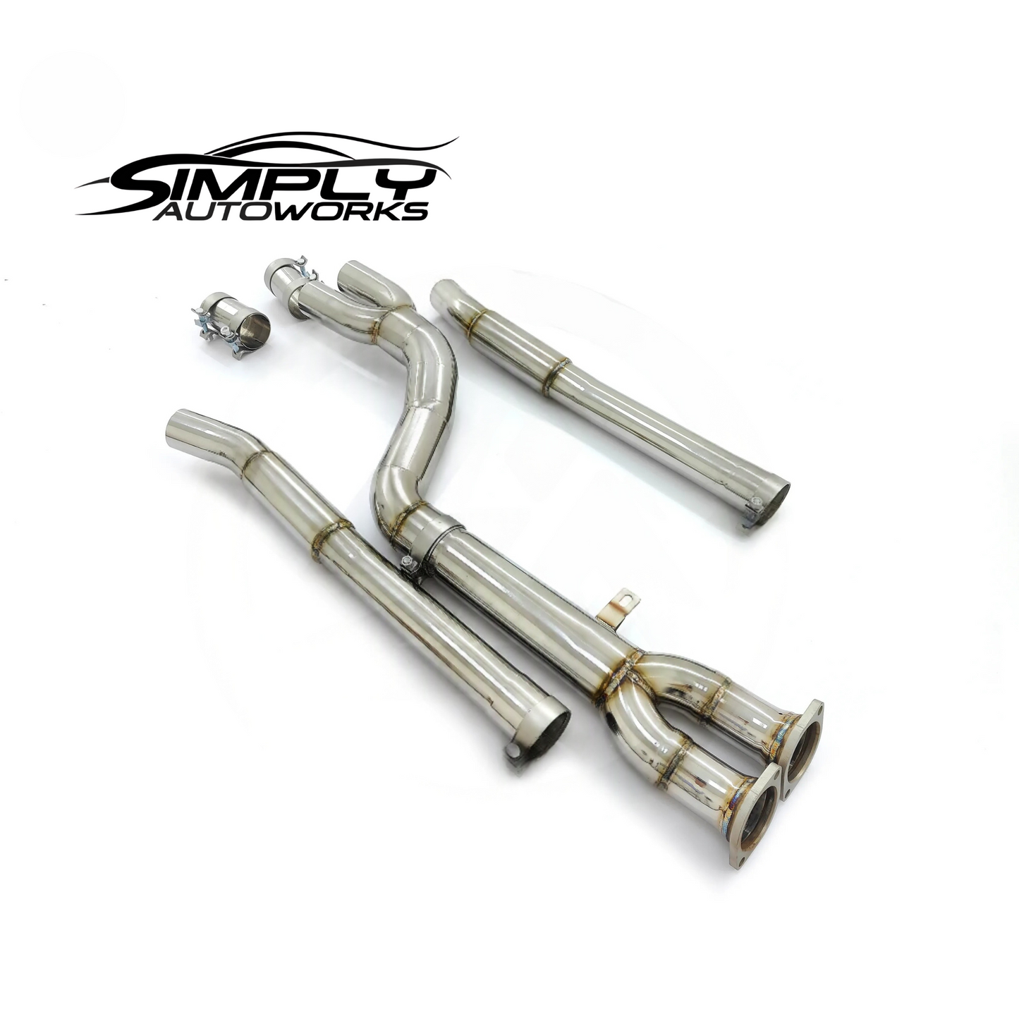 SAW X3M/X4M Single Midpipe Resonated