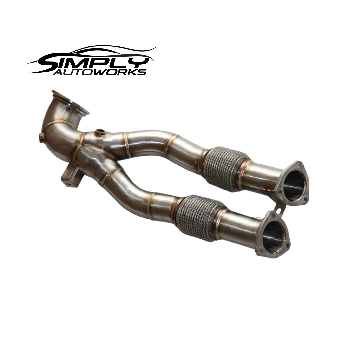 SAW RS3 TTRS 4 Inch Catless Downpipe