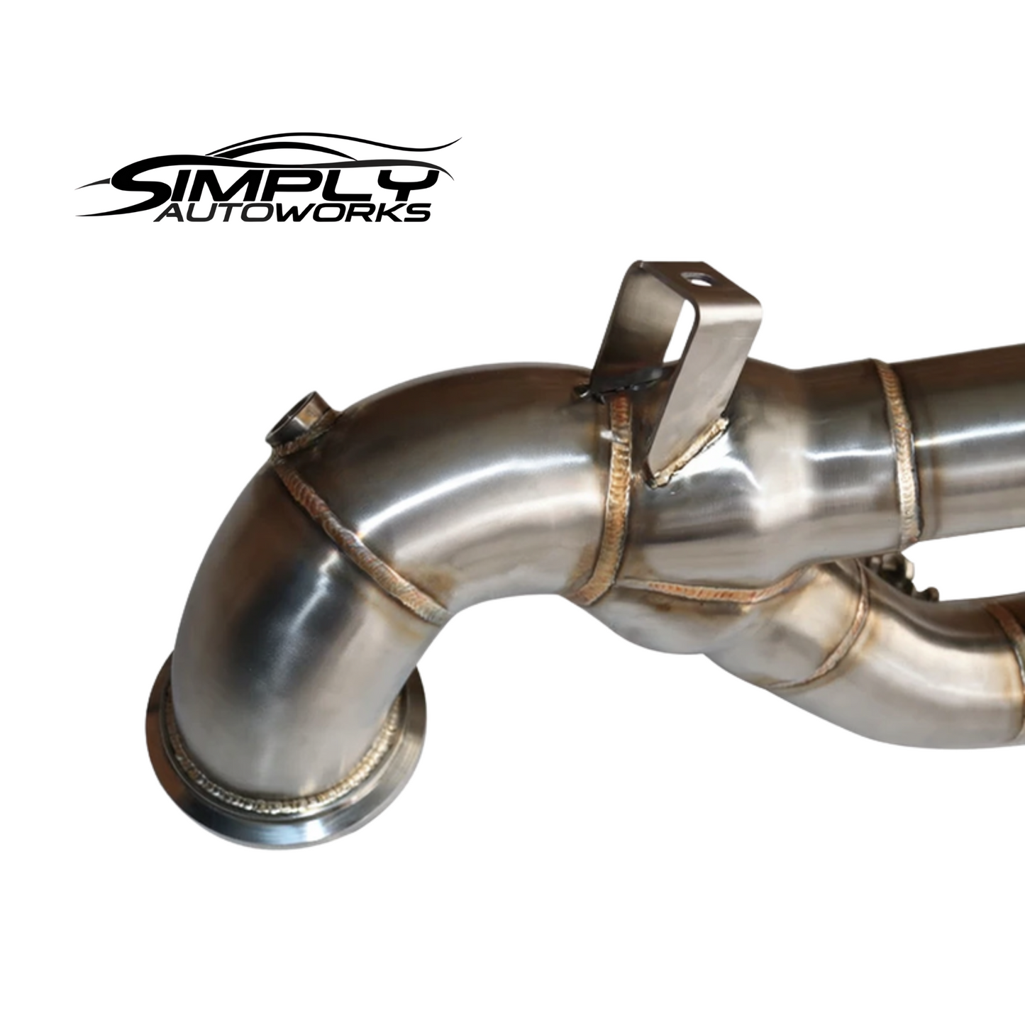 SAW RS3 TTRS 4 Inch Catless Downpipe