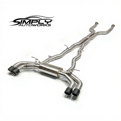 SAW G90 M5 Stainess Valved Equal Length Exhaust
