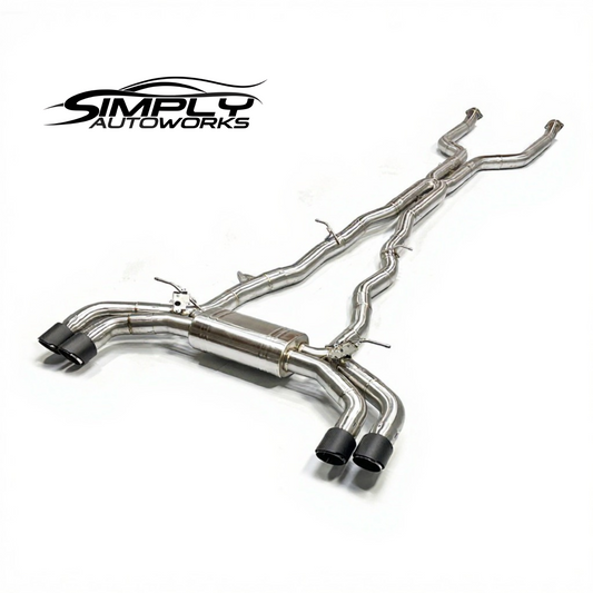 SAW G90 M5 Stainess Valved Equal Length Exhaust