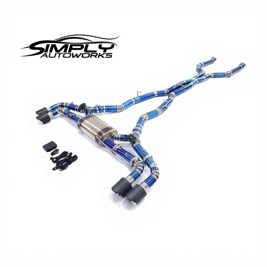 SAW G90 M5 Titanium Valved Equal Length Exhaust