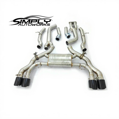 SAW X3M/X4M Single Midpipe Exhaust Stainless