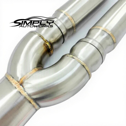 SAW X3M/X4M Single Midpipe Exhaust Stainless