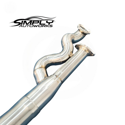 SAW G8X M3 M4 Single Midpipe Valved Catback Exhaust